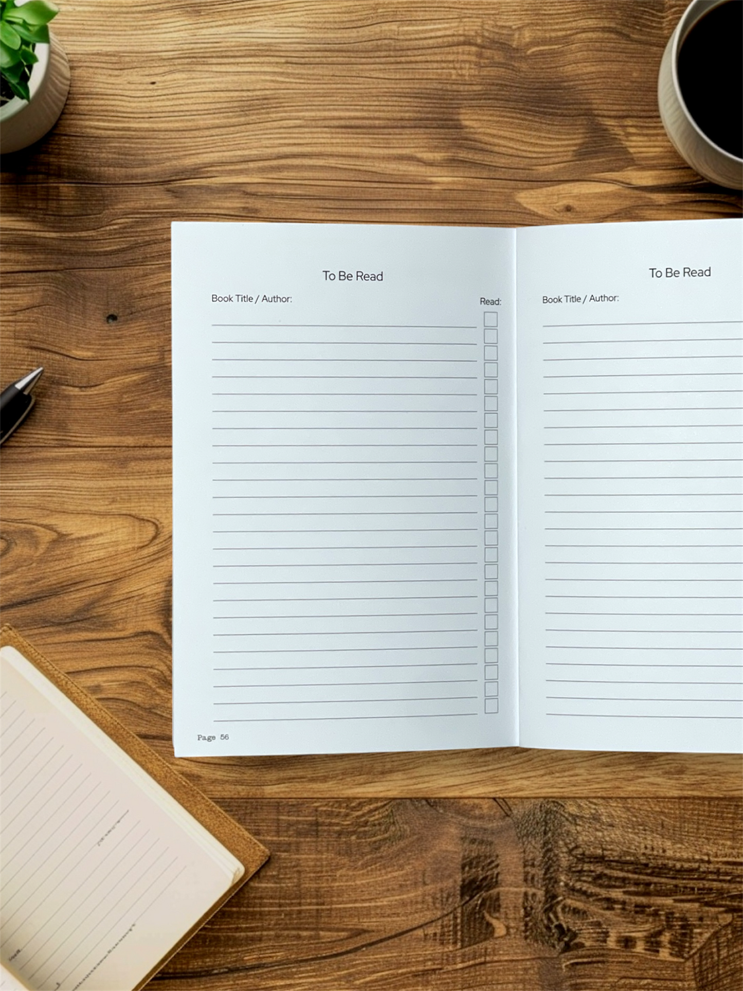 Reading Journal - Mini Review Book Pink