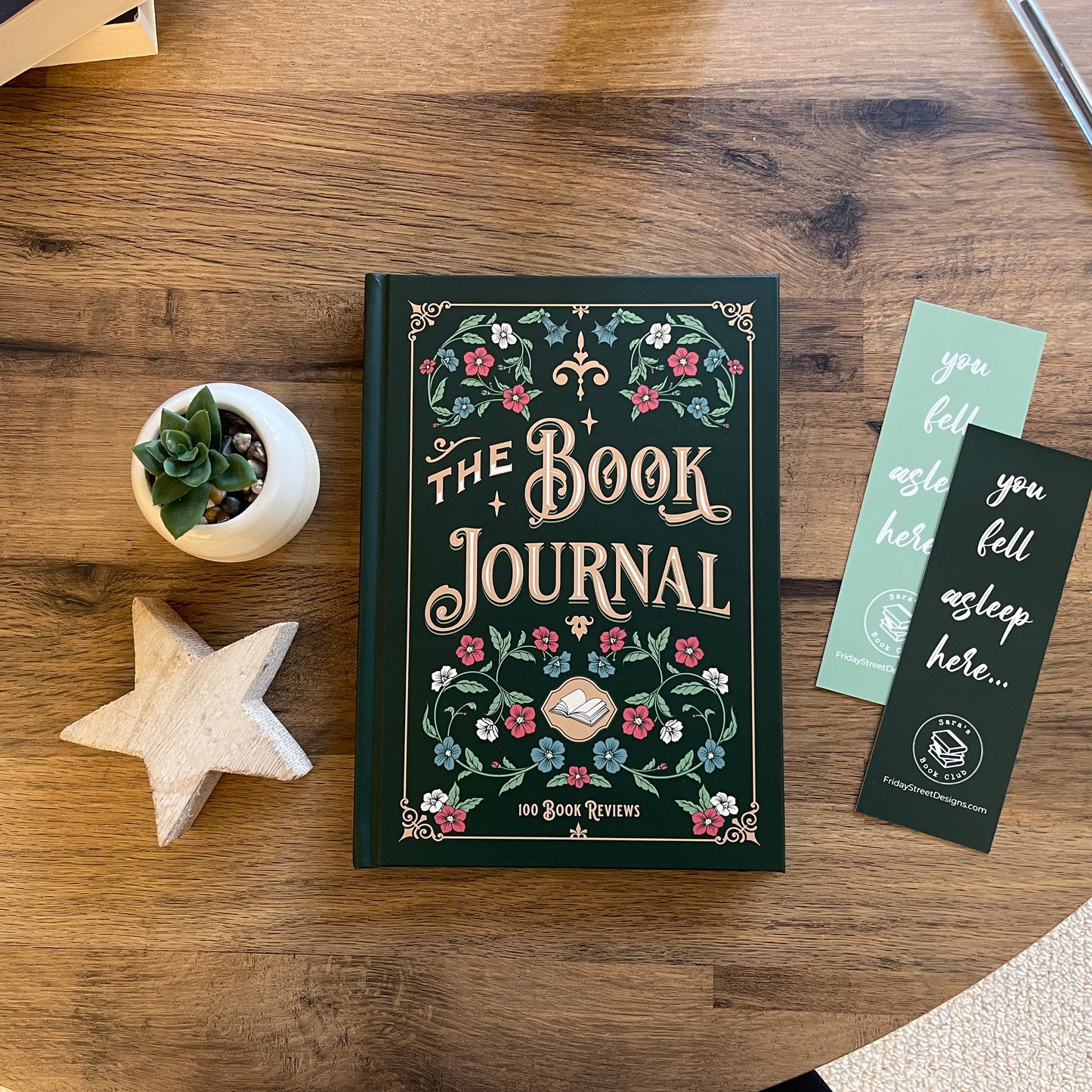 Hard Cover Reading Journal, 100 reveiws