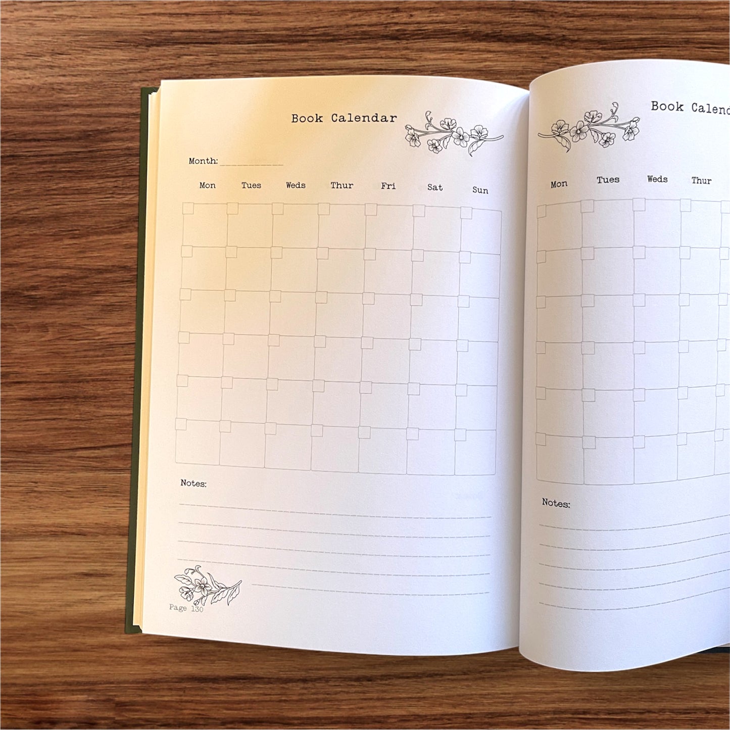 Hard Cover Reading Journal, 100 reveiws