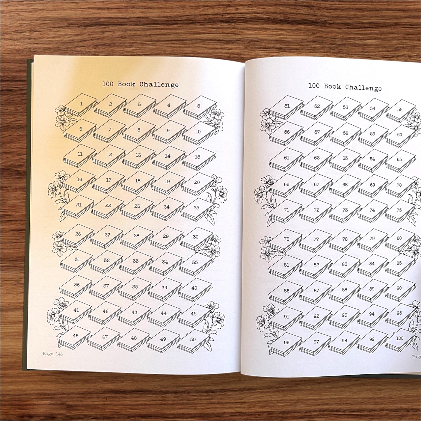 Hard Cover Reading Journal, 100 reveiws