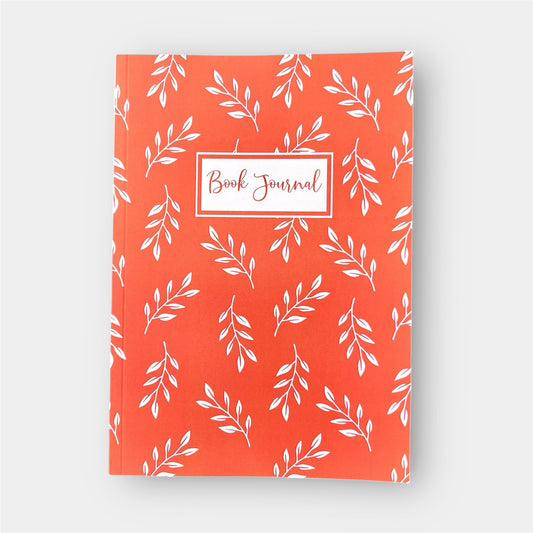 Reading Journal - Review Diary for 52 Reviews Orange