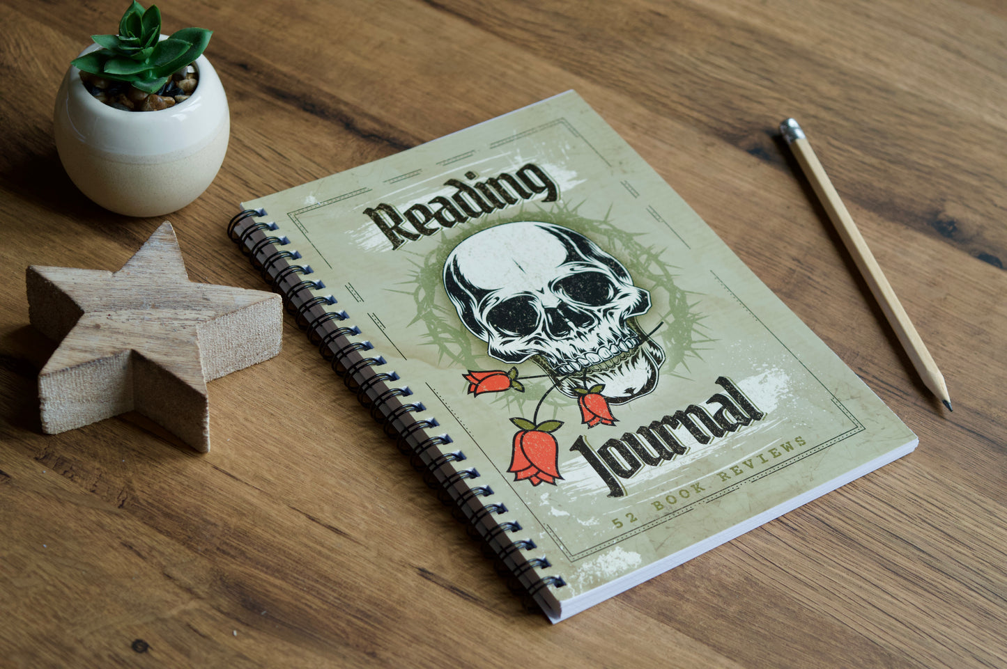 Skull and Rose Book Review Journal - Wirobound